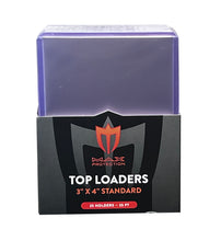 Load image into Gallery viewer, 3x4 Regular Card Topload Toploaders Case of 1000 (40 packs of 25ct)
