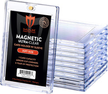 Load image into Gallery viewer, Max Pro Ultra Clear Magnetic Card Holder 35pt w/Sleeve Size - Case of 200