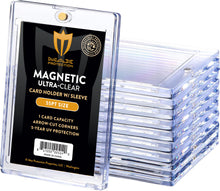 Load image into Gallery viewer, Max Pro Ultra Clear Magnetic Card Holder 55pt w/Sleeve Size - Case of 200