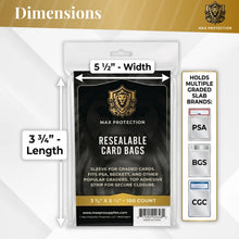Load image into Gallery viewer, Graded Card Bag (Case / 5000 )