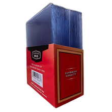 Load image into Gallery viewer, 3x4 Regular Card Toploaders Plus Soft Sleeves Case of 1000 (40 packs of 25ct)
