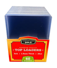 Load image into Gallery viewer, Toploaders Trading Card Holders for Thick Cards - 1.5mm - 60pt (Case / 1000)