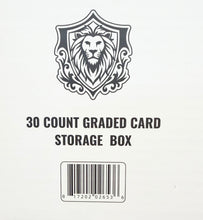 Load image into Gallery viewer, Max Pro Single Row Graded 30-Card Storage Box - Bundle of 25