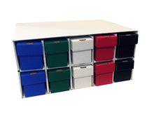 Load image into Gallery viewer, Penthouse Card Storage Unit Multi Color Drawers (Fits Raw and Sleeved Cards)