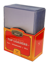 Load image into Gallery viewer, 3x4 Regular Card Topload Toploaders Case of 1000 (40 packs of 25ct)