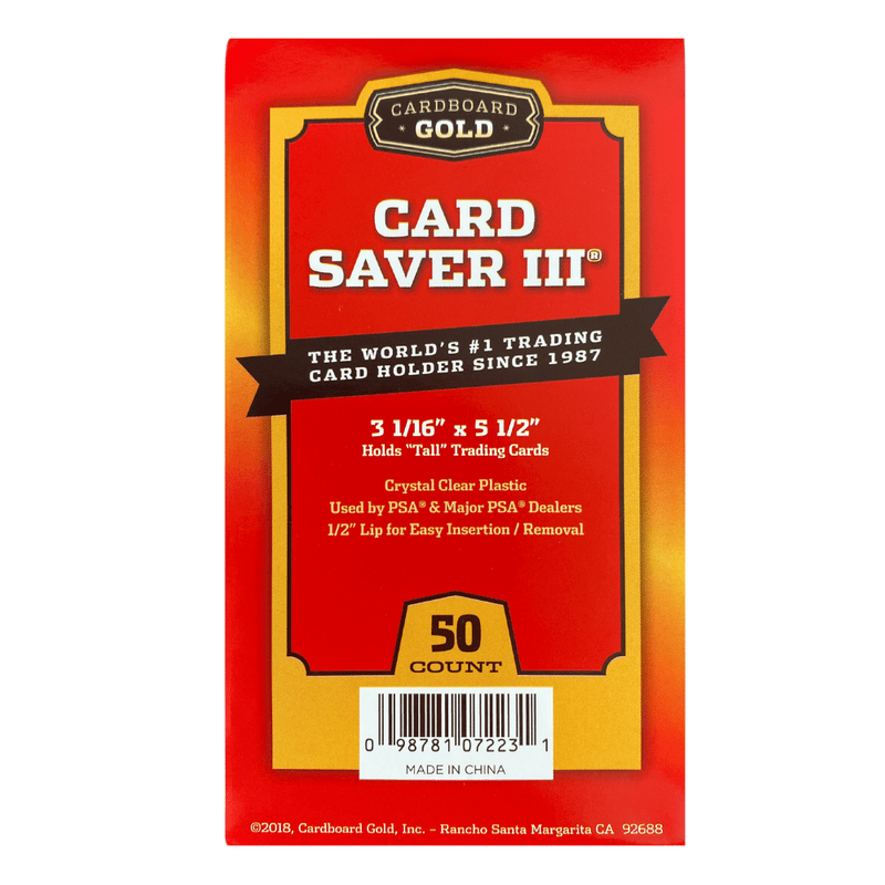 1000ct Card Saver 3 - Full Case - Semi Rigid Holders Columbia Sports Wholesale 1000ct Card Saver 3 - Full Case - Semi Rigid Holders Columbia Sports Wholesale