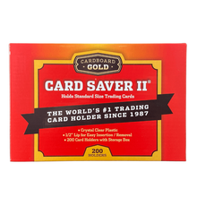 Load image into Gallery viewer, 2000 Cardboard Gold CardSaver 2 Semi-rigid Card Holders II Case Card Saver