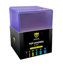 Load image into Gallery viewer, 500ct Case Max Pro Toploaders for Jersey Cards - 2.5mm - 100pt
