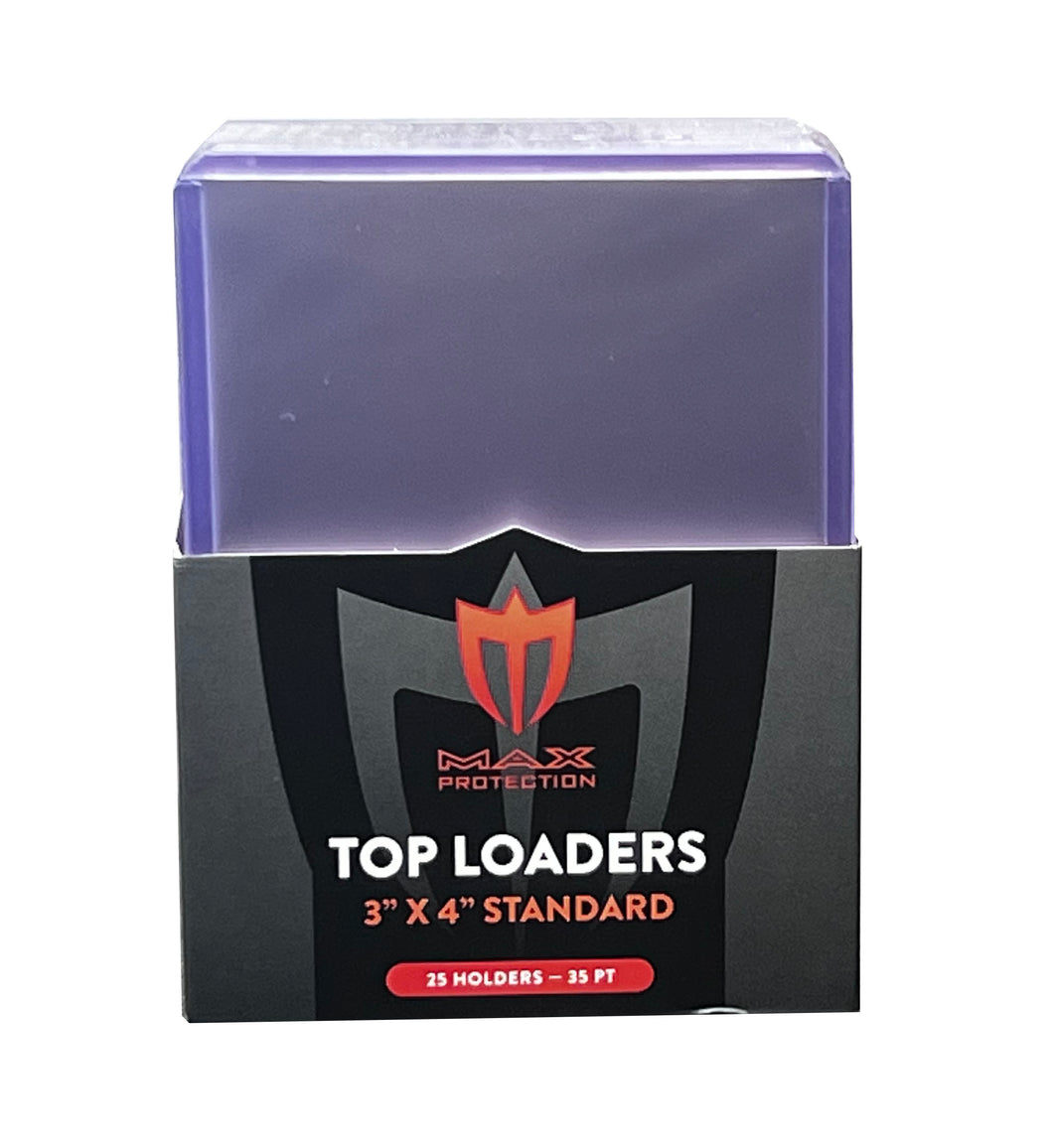 3x4 Regular Card Topload Toploaders Case of 1000 (40 packs of 25ct)