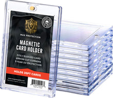 Load image into Gallery viewer, Max Pro Ultra Clear Magnetic Card Holder 35pt w/Sleeve Size - Case of 200
