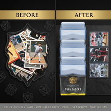 Load image into Gallery viewer, 500ct Case Max Pro Toploaders for Jersey Cards - 2.5mm - 100pt
