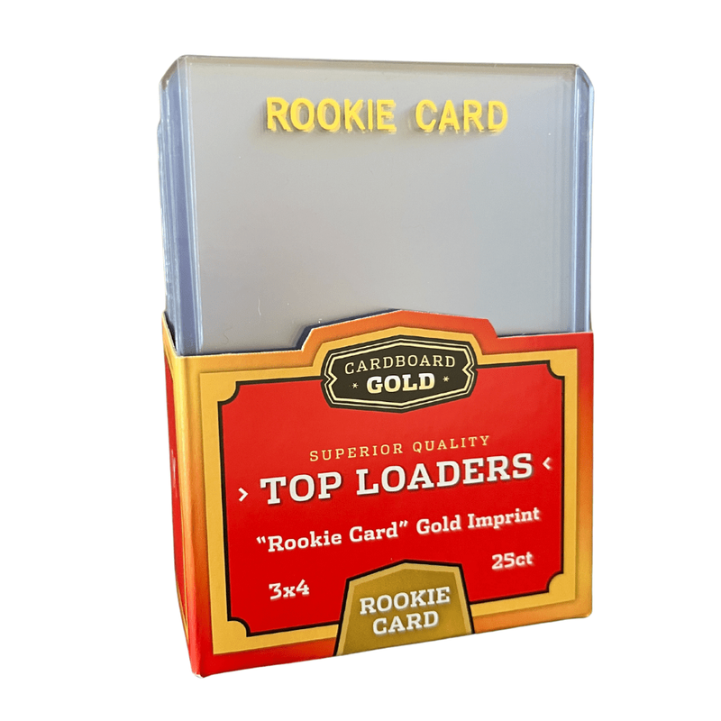 Toploaders Trading Card Holders for Rookie Cards - Rookie Gold Imprint (Case / 1000)