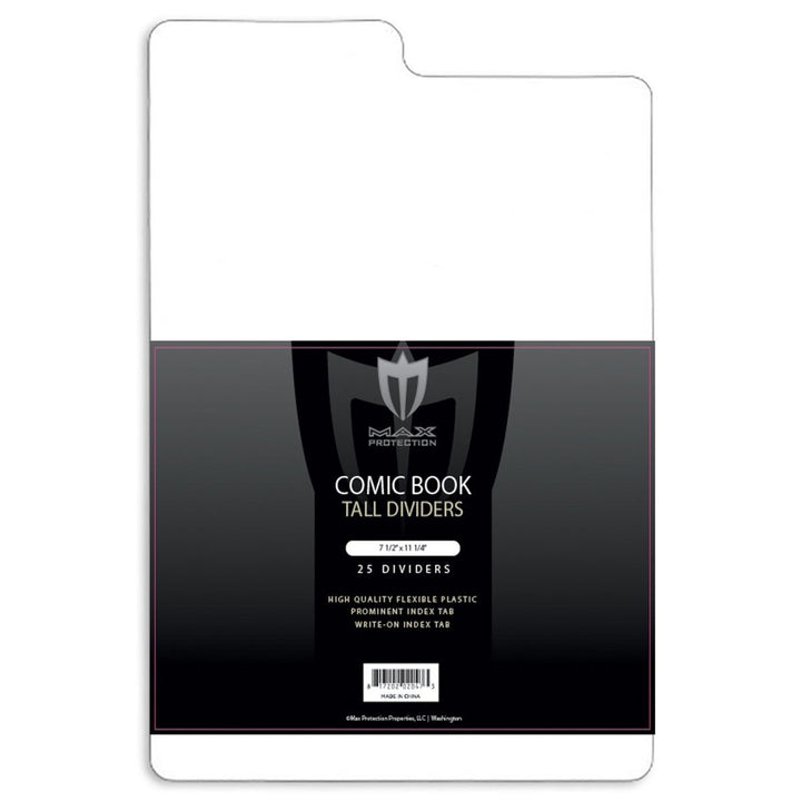Tall Comic Book Dividers - 25ct Pack – Columbia Sports Wholesale