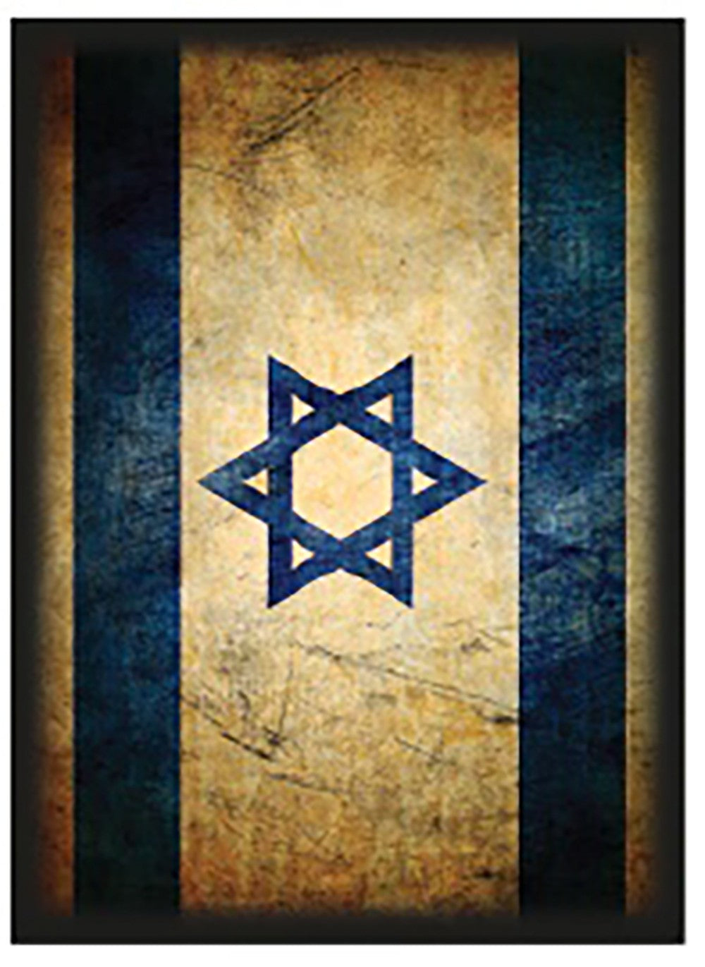 hebrew mtg card Deck Protector MTG Size Image Sleeves - Israel Flag