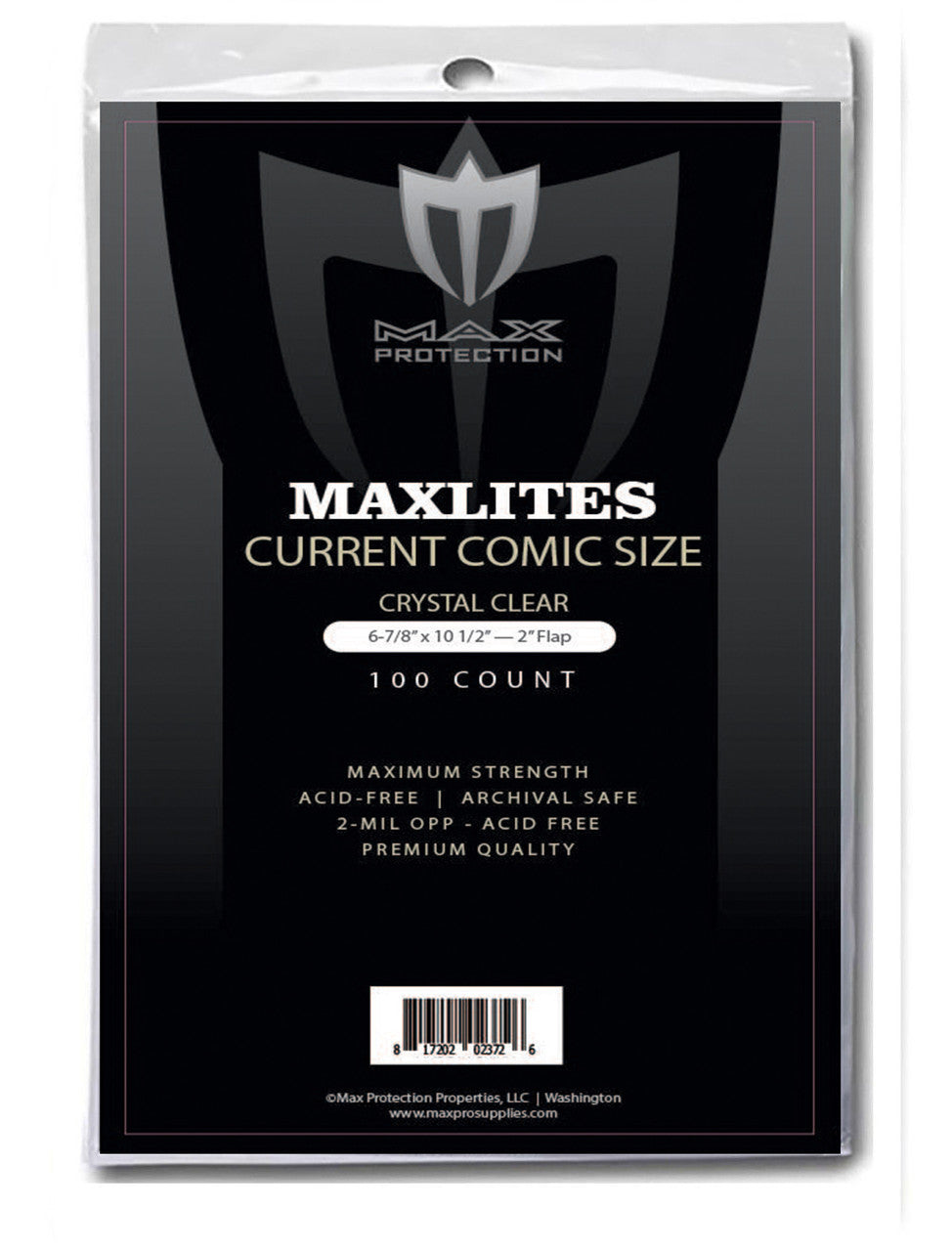 Maxlites Current Comic Bags - 100ct Pack