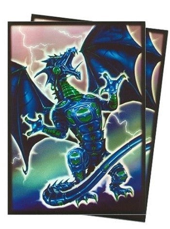 Deck Protector MTG Size Image Sleeves - Robo Dragon Fury Blue - Case of 120 packs