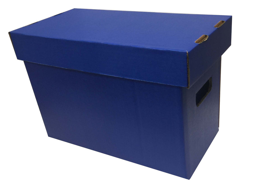 Short Comic Book Storage Box - Blue - Bundle of 10