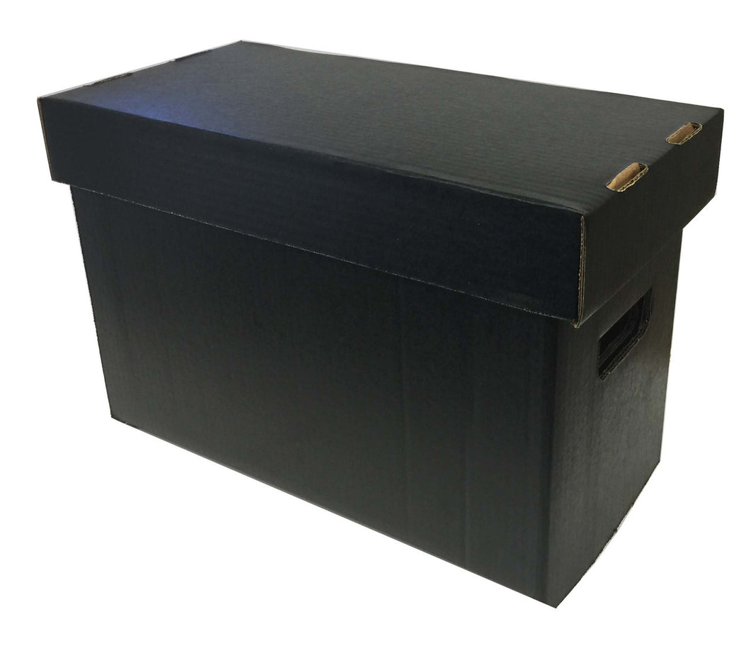 Short Comic Book Storage Box - Black - Bundle of 10